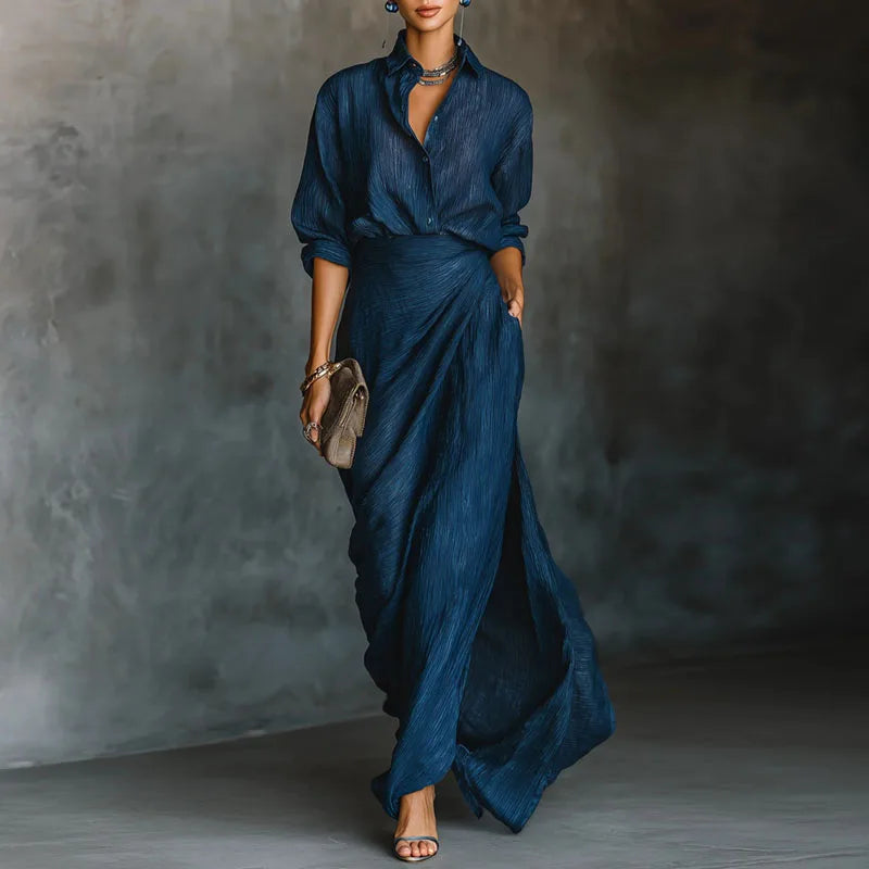Ismeria | Maxi Zestaw Plisowany