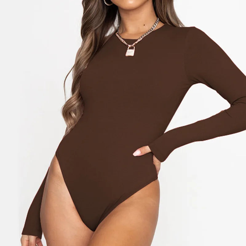 MIRAYE™ – Elegancki Body z Długim Rękawem