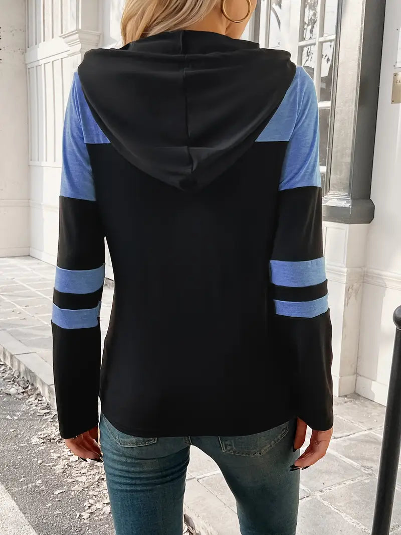 Elegancka Casual Hoodie z długim rękawem