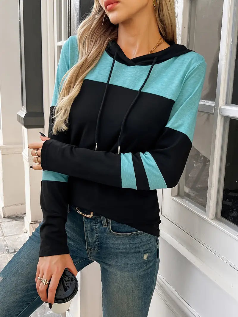 Elegancka Casual Hoodie z długim rękawem