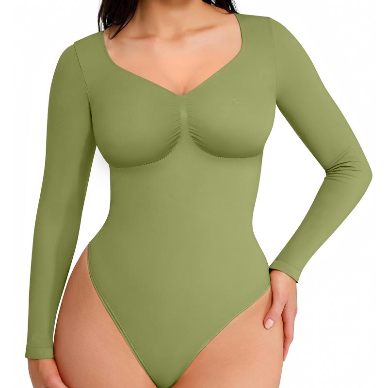 SONYA™ - Bezszwowy modelujący bodysuit z długim rękawem dla komfortu