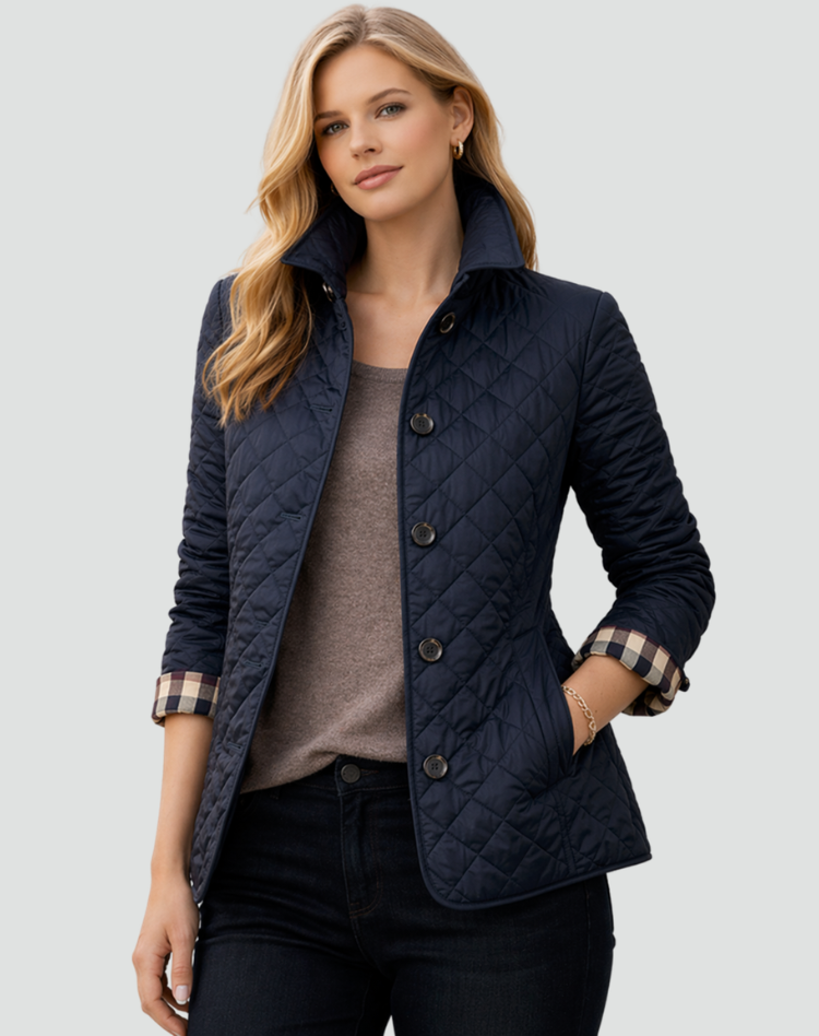 BELLUCCI MILANO | KURTKA QUILTED Z GUZIKAMI DLA KOBIET