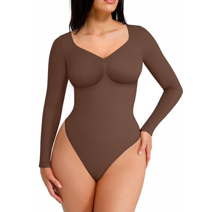 SONYA™ - Bezszwowy modelujący bodysuit z długim rękawem dla komfortu