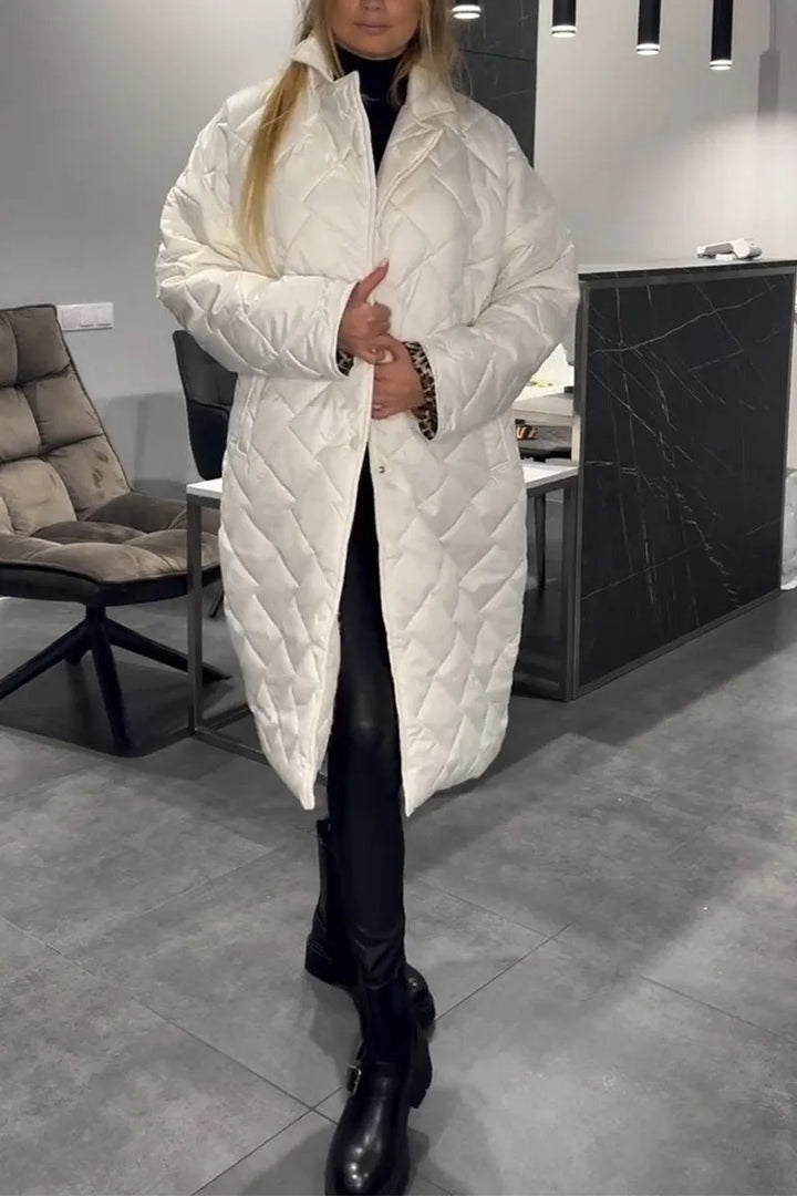 Camilla | Odwracalny pikowany płaszcz