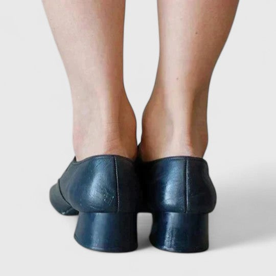 DELACROIX | Dziecięce buty retro z okrągłą klamrą Léa
