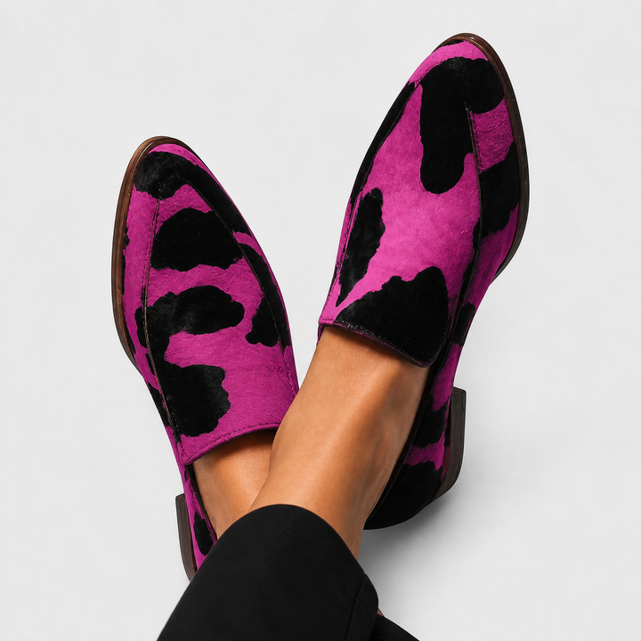 Paloma | Loafers z wzorem w krowie plamy