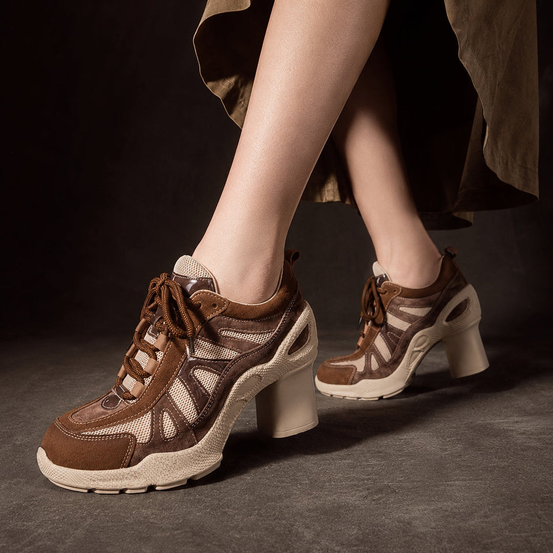 Patchina Colorblock Sport Heels