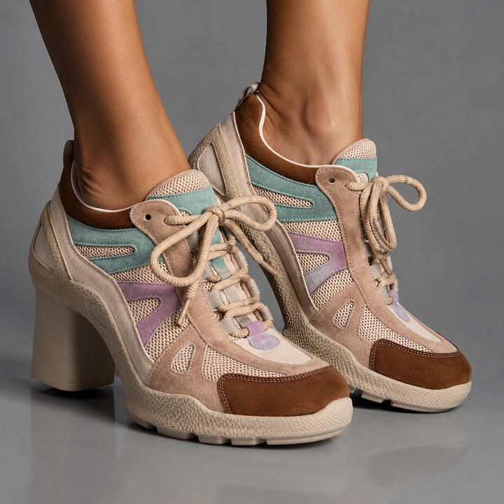 Patchina Colorblock Sport Heels