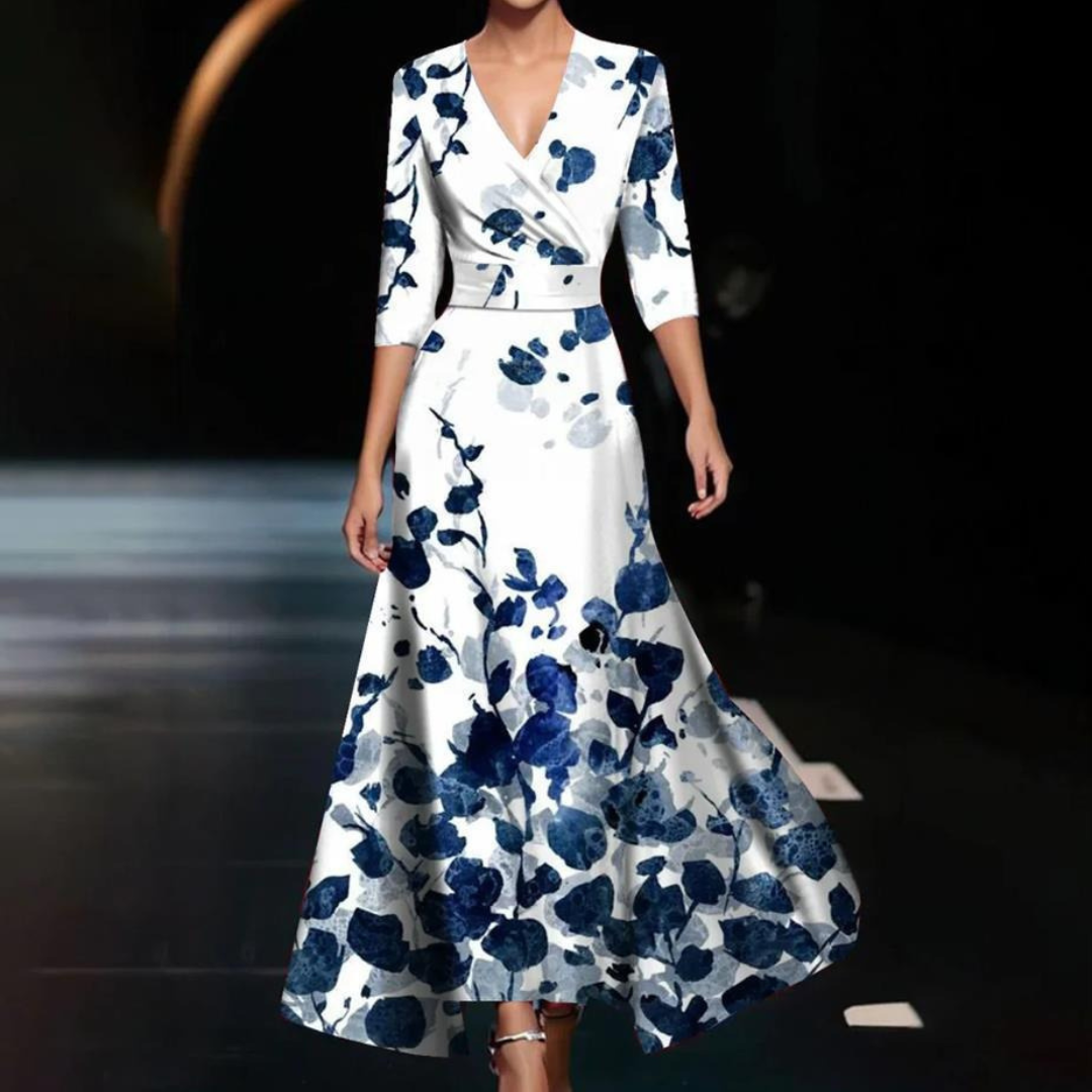 Vivian | Stylowa Elegancka Sukienka w Print