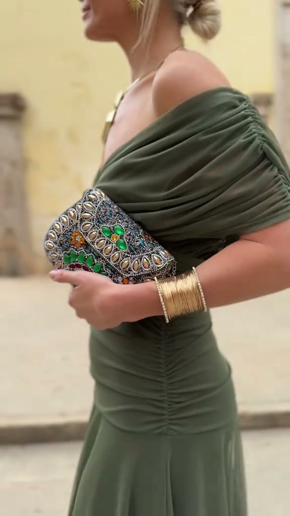 Jade - Elegancka Zielona Sukienka