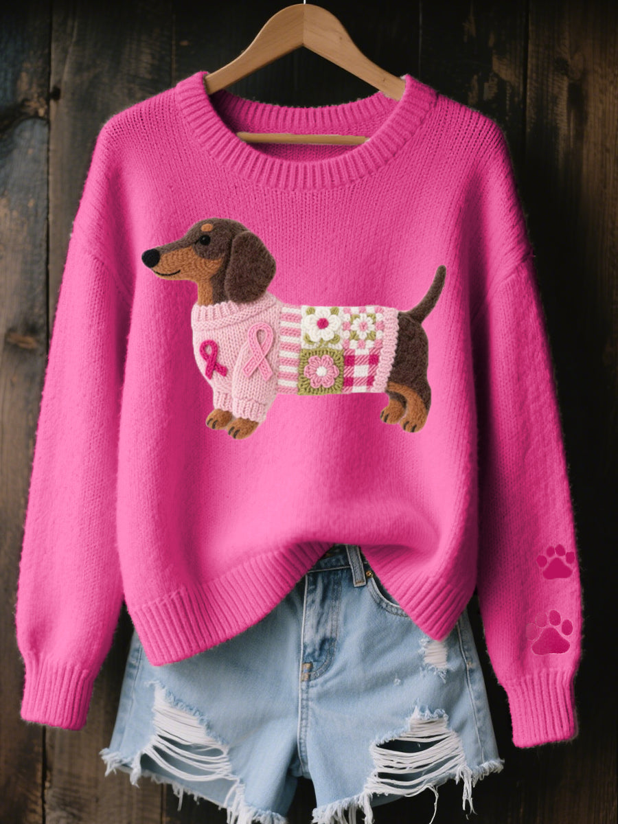 Éloïse | Sweter z Wzorem Jamnika