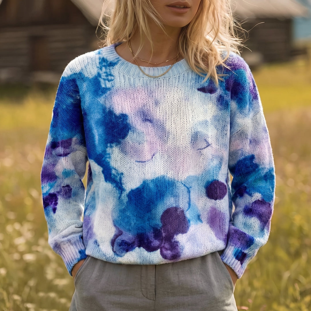 Marnelle | Sweter z Wodnymi Farbami