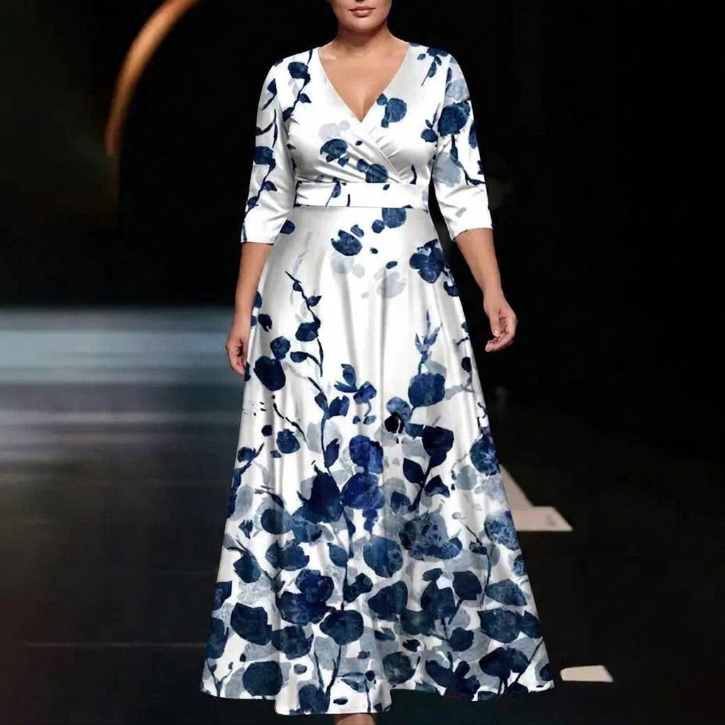 Ysa | Elegancka Sukienka z Kwiatowym Wzorem